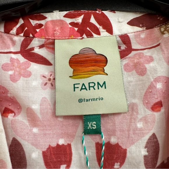 FARM Rio Romantic Orchard Cropped Blouse - Picture 6 of 7